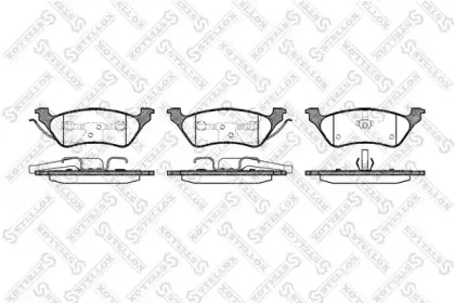 Комплект тормозных колодок, дисковый тормоз STELLOX купить